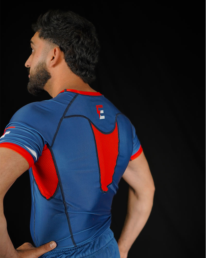 NAVY BLUE PANAL RASHGUARDS - Image 8