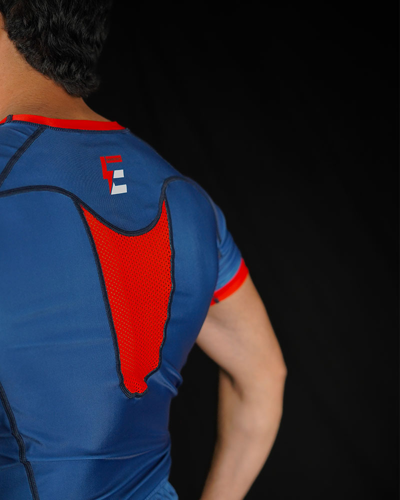 NAVY BLUE PANAL RASHGUARDS - Image 5