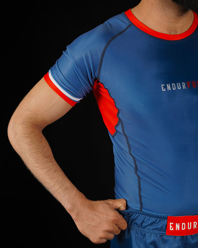 NAVY BLUE PANAL RASHGUARDS - Image 6