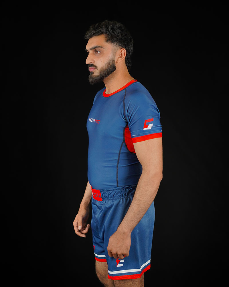 NAVY BLUE PANAL RASHGUARDS - Image 2