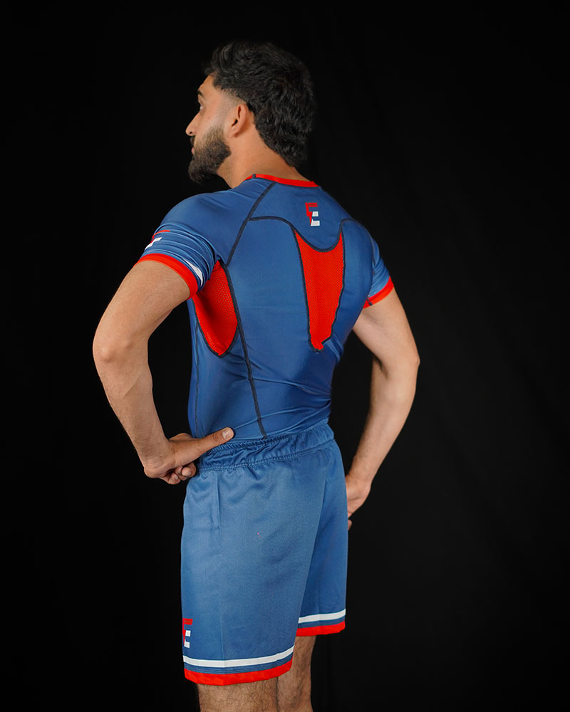 NAVY BLUE PANAL RASHGUARDS - Image 3