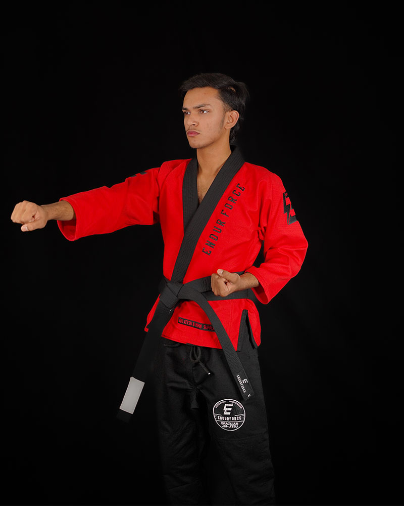 RED & BLACK BJJ GI - Image 8