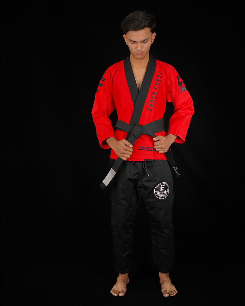 RED & BLACK BJJ GI - Image 9