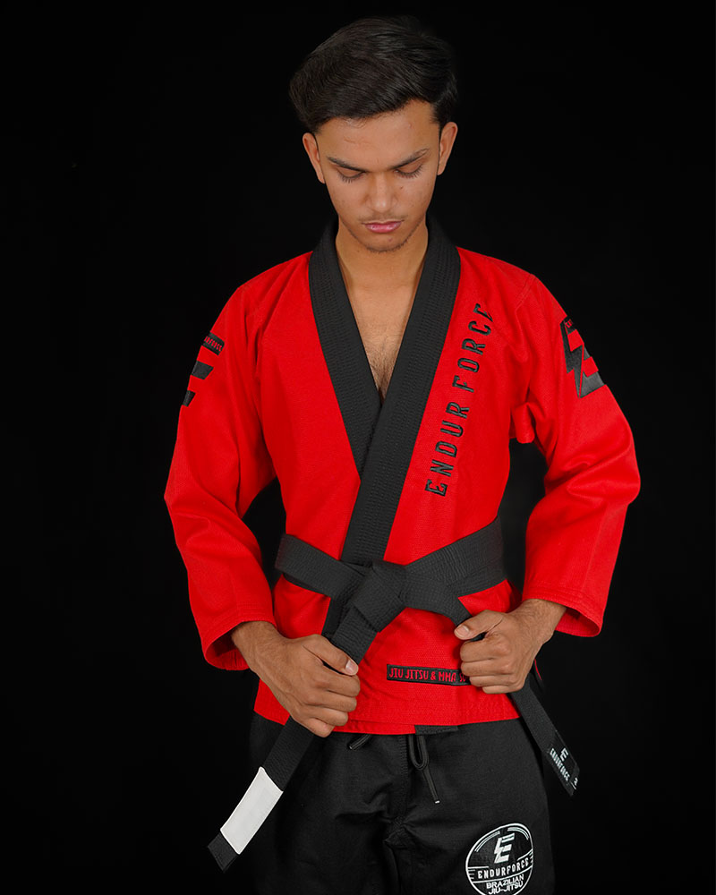 RED & BLACK BJJ GI - Image 2