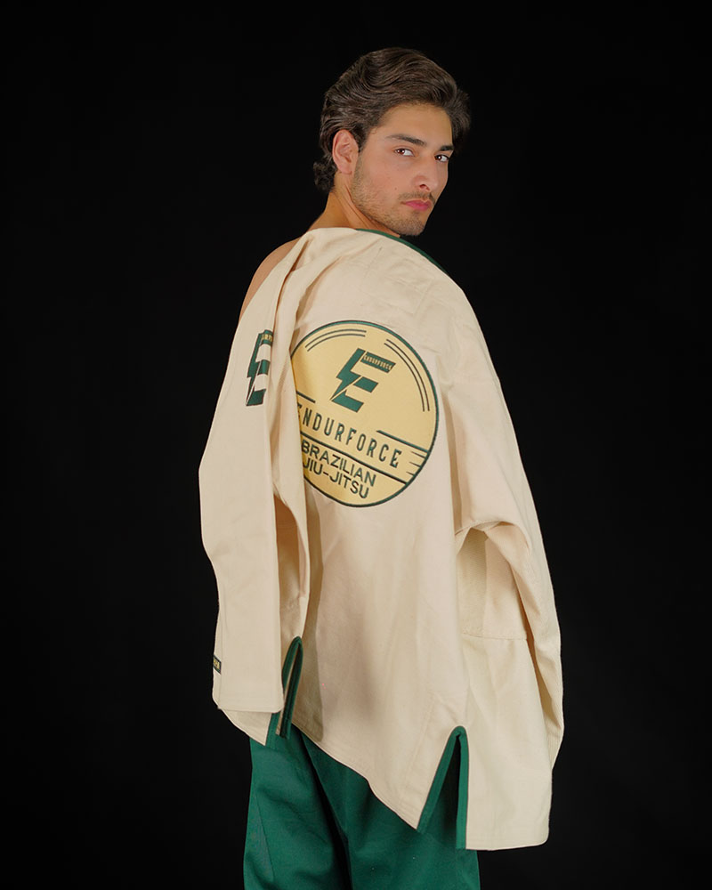 OFF WHITE & GREEN BJJ GI - Image 7