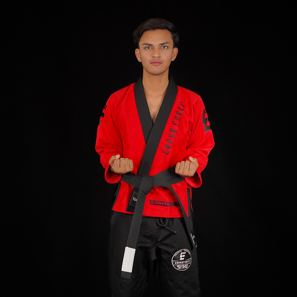 RED & BLACK BJJ GI